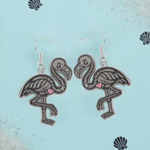 Flamin-goth Dangle Earrings