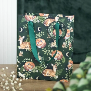 Forest Print Gift Bag