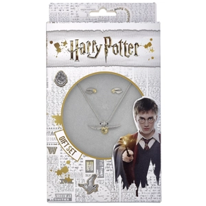 Golden Snitch Necklace and Stud Earring Set
