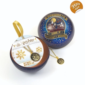 Witchcraft & Wizardry Bauble & Hogwarts Necklace