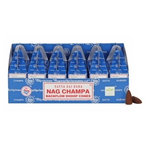 Nag Champa Backflow Cones - 6 Packs