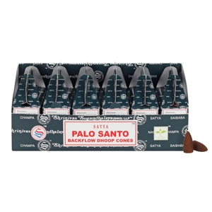 Palo Santo Backflow Cones - 6 Packs