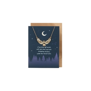 Owl Necklace and Card