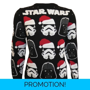 Vader And Trooper Knitted Jumper