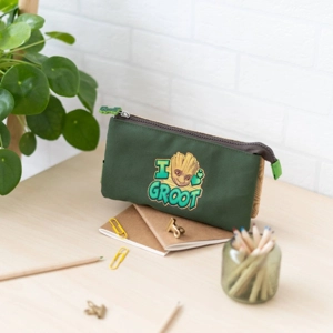 Triple Pencil Case
