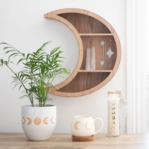 Crescent Moon Wall Shelf