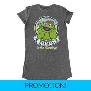 Grouchy In The Morning T-Shirt Dress