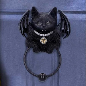 Vampuss Bat Cat Door Knocker