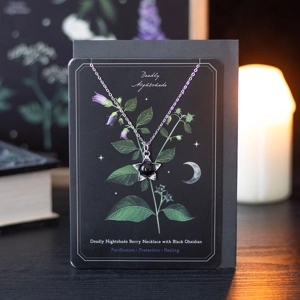 Deadly Nightshade Necklace with Card
