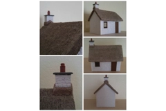 Thatched Roof Cottage 16mm Scale