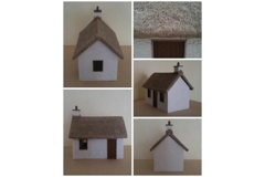 Thatched Roof Cottage 16mm Scale