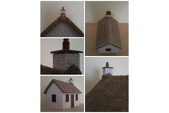 Thatched Roof Cottage 16mm Scale