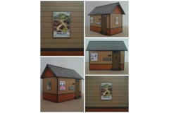 Toilet Block G Scale