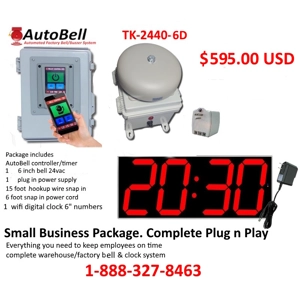 AutoBell With Bell & Clock
