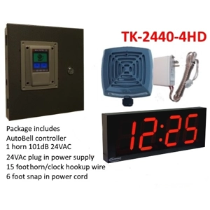 AutoBell With Buzzer & Clock