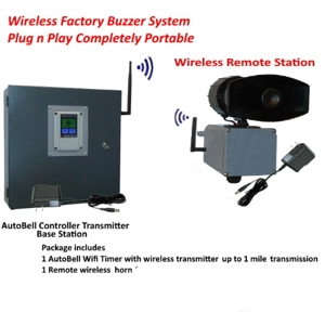 AutoBell wireless transmitter/receiver station