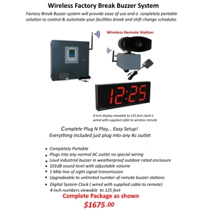 Wireless Factory Buzzer