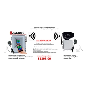 AutoBell wireless transmitter/receiver station