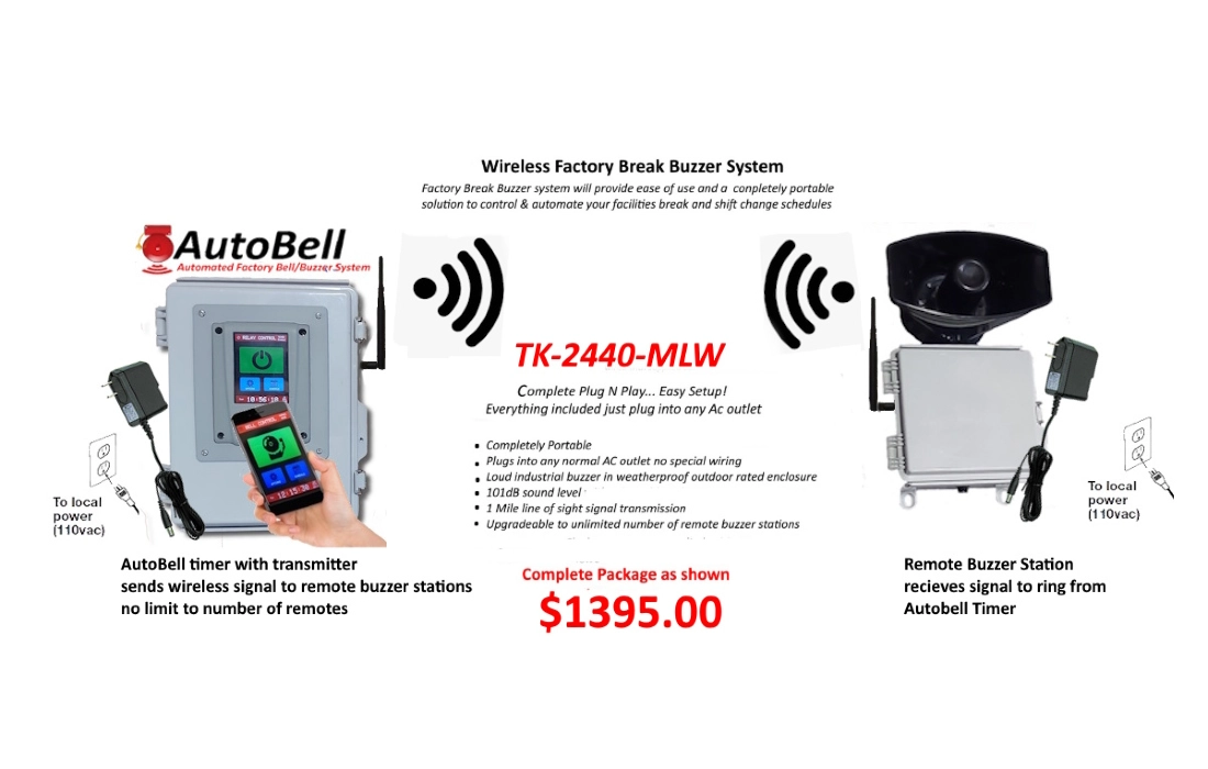 Wireless Factory Bell system