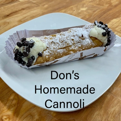 Don’s Homemade Cannoli (1 Dozen Filled & Boxed) title=