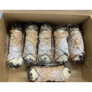 Don’s Large Homemade Cannoli (6 Pack Filled & Boxed)