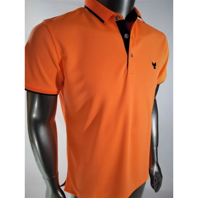 SUMAA Sport Fit Polo Shirt Orange