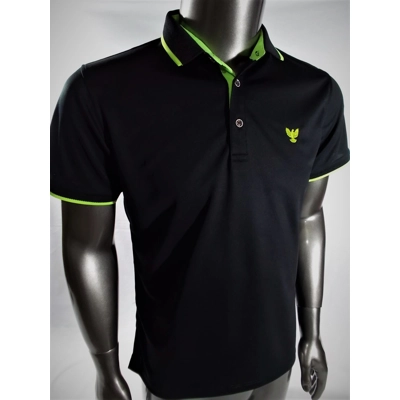 SUMAA Sport Fit Polo Black