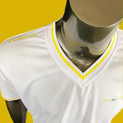 SET APART Project V NECK WHT/ Yellow