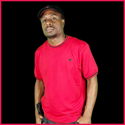 SUMAA Round Neck Red/ Black