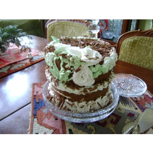 Tort de trufe cu blat daquoise - Specialitatea Casei!