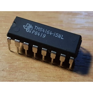 Vintage DRAM chips 4116, 4164, 41256, 44256