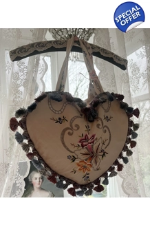 Handmade heart bag