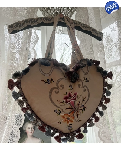 Handmade heart bag