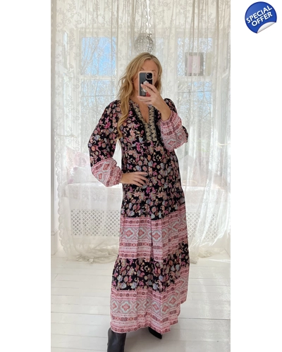 Floral maxi dress sale