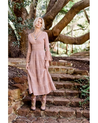 Ophelia dress dusty pink
