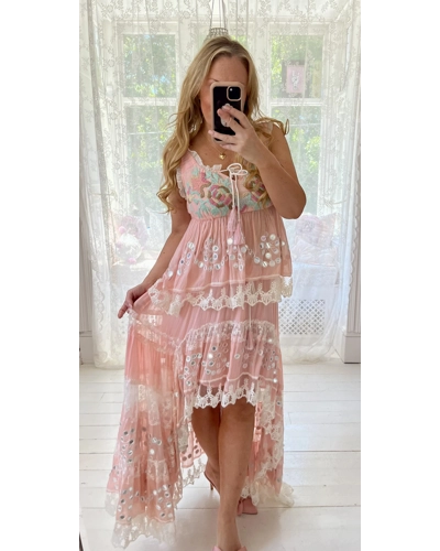 Goddess Sita top pink