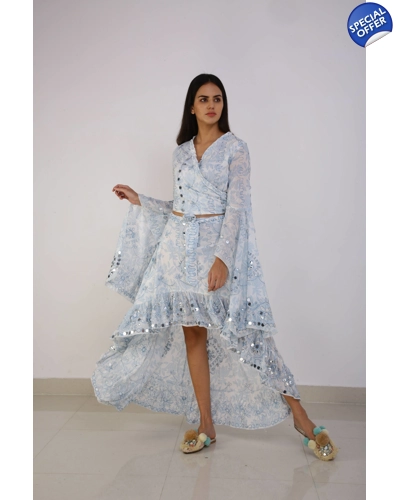 Goddess Shiva skirt blue