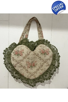 Handmade heart bag