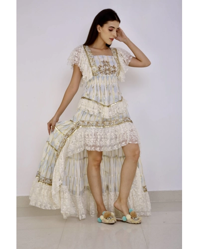 Goddess Kali skirt blue