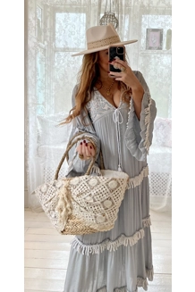 Bohemian beach basket Bohemian beach basket