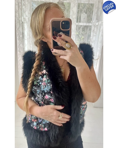 Night Garden gilet
