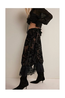 Black velvet Devore bloomers