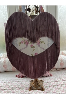 Fringe trim floral..