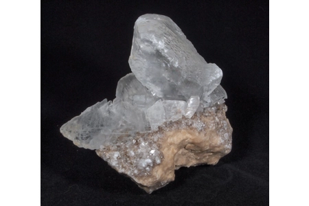 Selenite on Matrix Selenite on Matrix