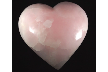 Pink Calcite Heart Pink Calcite Heart