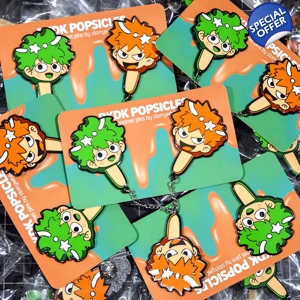 BKDK Popsicle Linking Enamel Pins BKDK Popsicle Linking Enamel Pins
