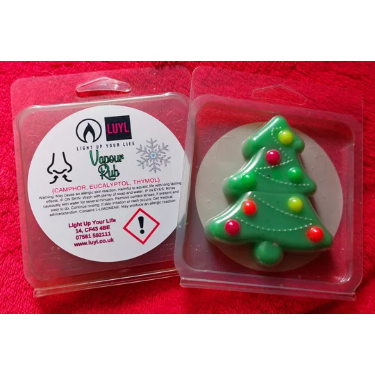 Christmas Tree Clamshell Wax Melts