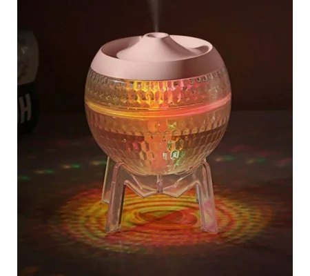 Clear Humidifer Mondo Planet - USB - Colour Change (down light)