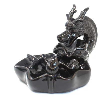 Backflow Incense Burner - Large Dragon Pool