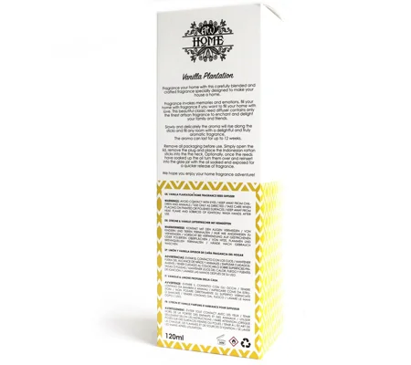 120ml Reed Diffuser - Vanilla Plantation